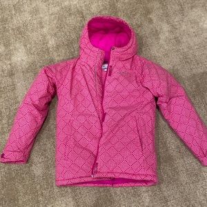 Pink Girls Columbia Ski Jacket